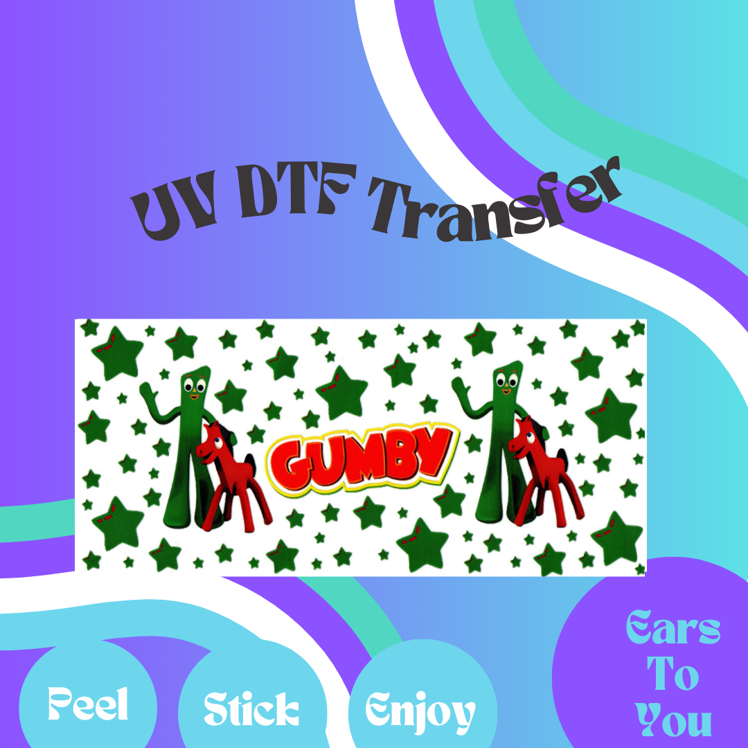 Gumby 16oz UV DTF Transfer