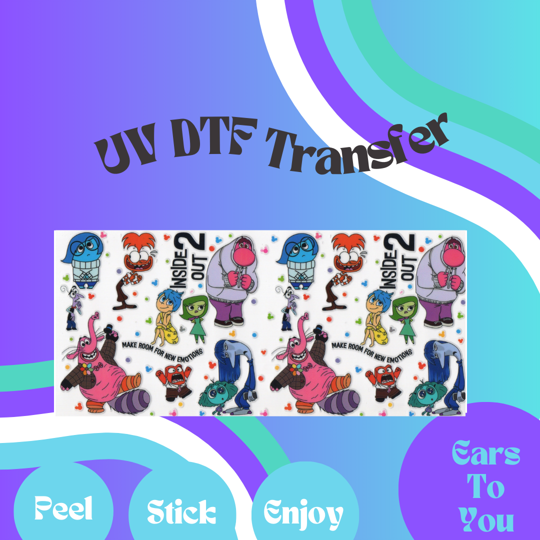 Inside Out 2 16oz UV DTF Transfer