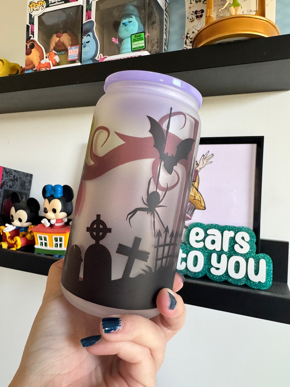 Thumbnail: Halloween Stitch 16oz Frosted Beer Can