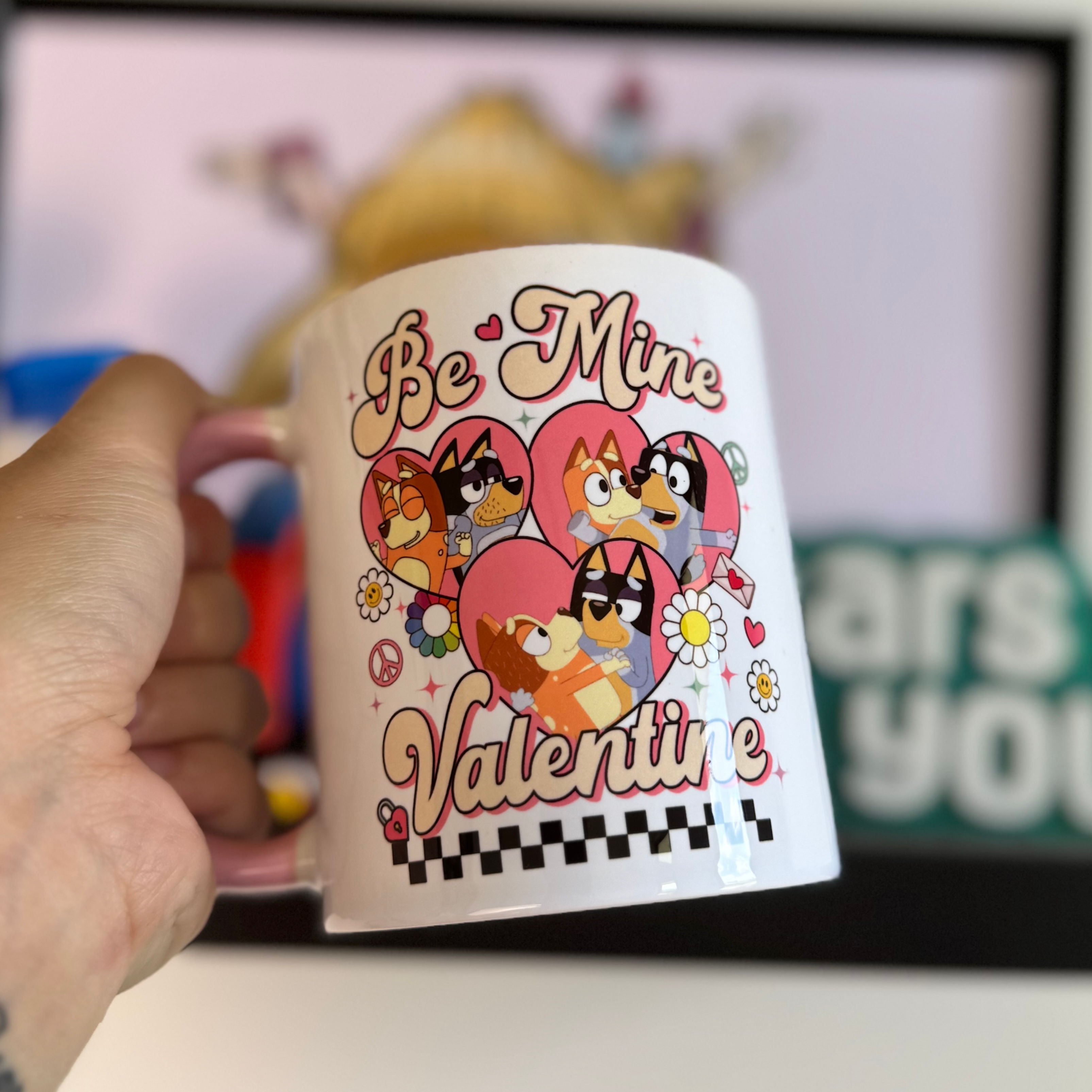 Valentines Bluey 11oz Ceramic Mug