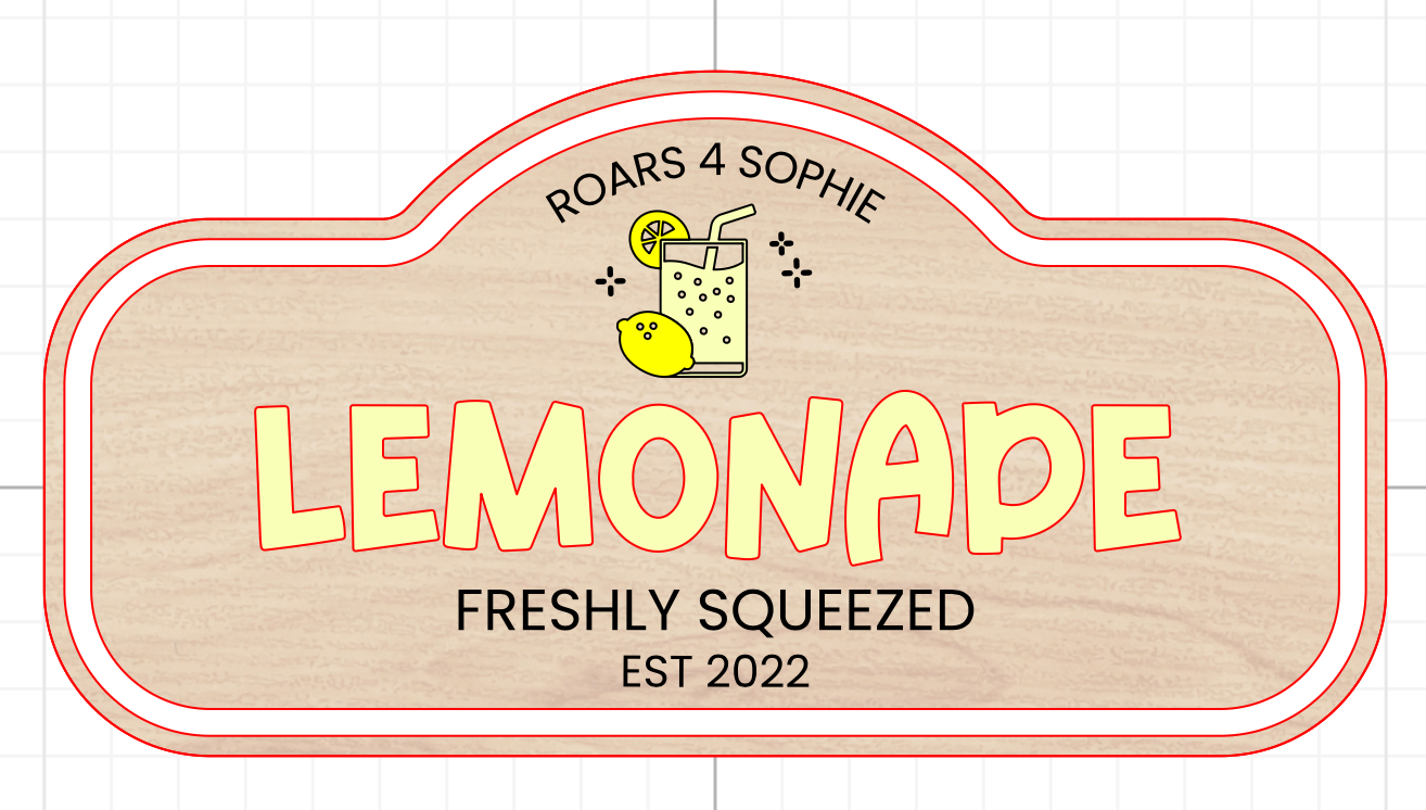 Lemonade Stand Playroom Sign