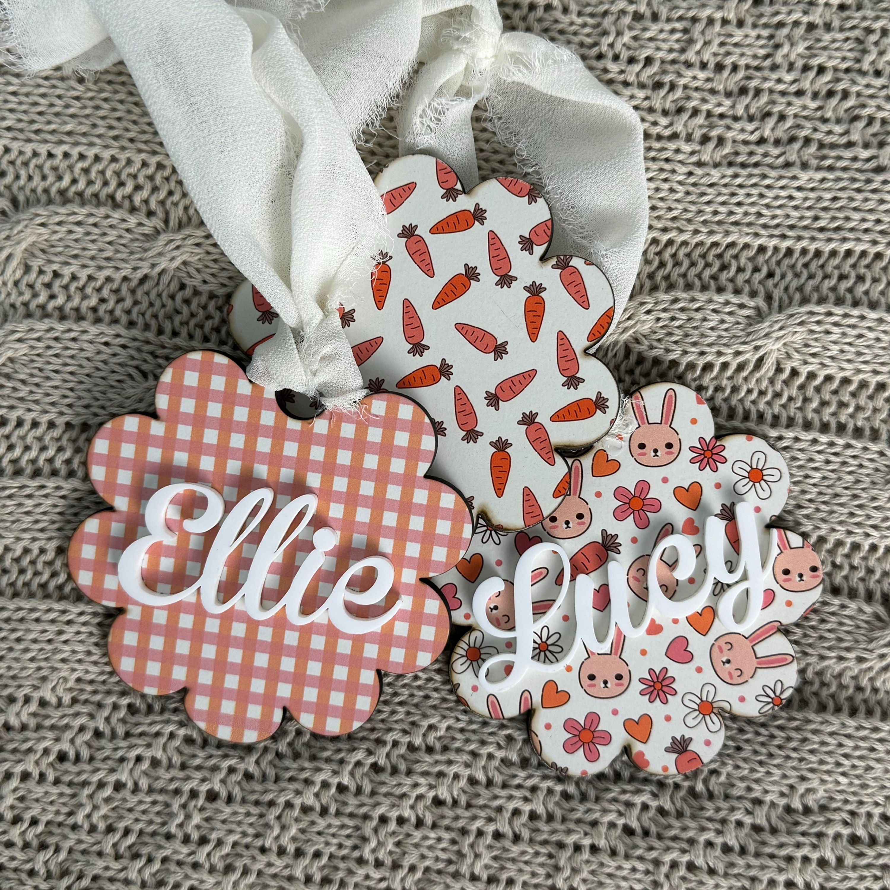 Personalized Easter Name Tag or Ornament