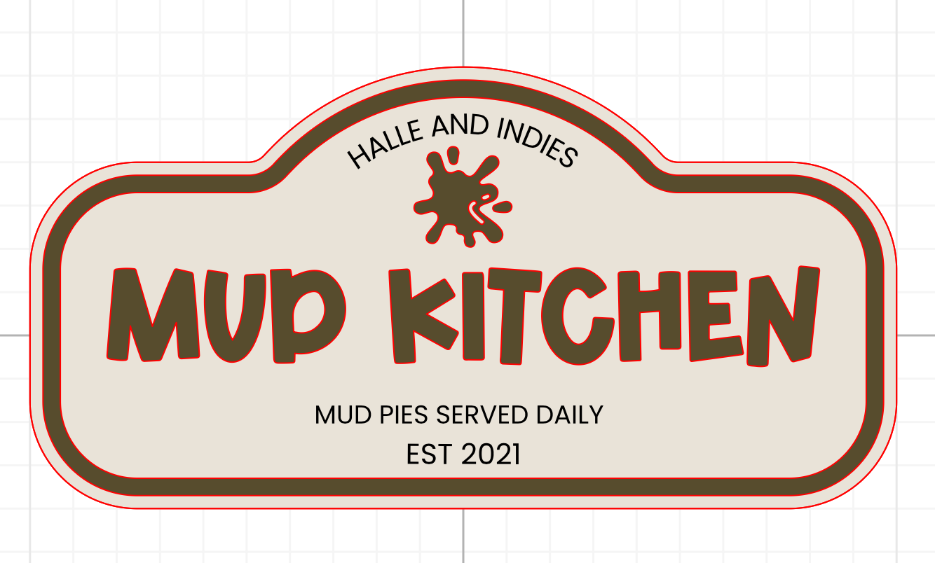 Mud Kitchen Playroom Sign