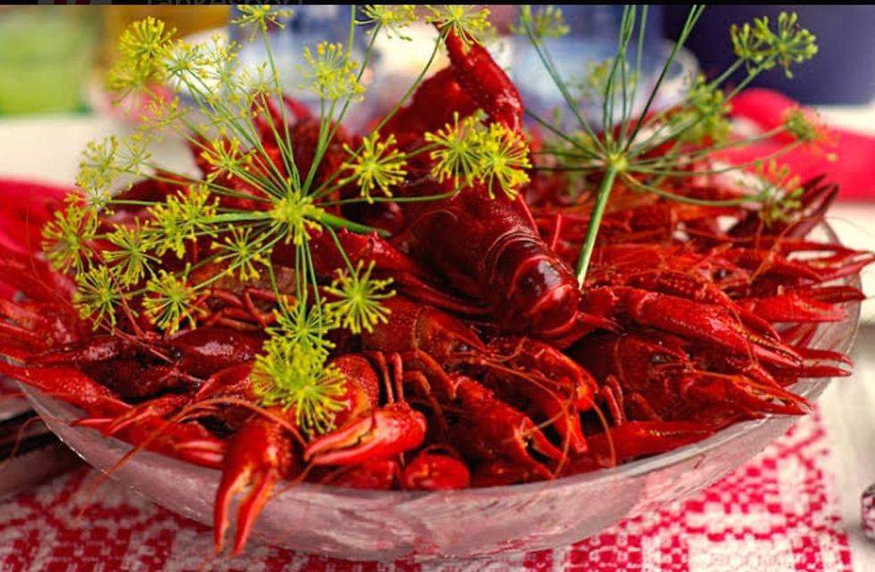 Swedish Crayfish party
