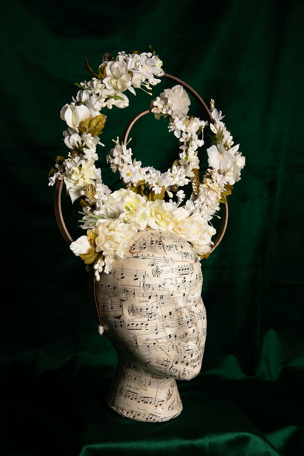 Thumbnail: Ivory Constellation Floral Headdress