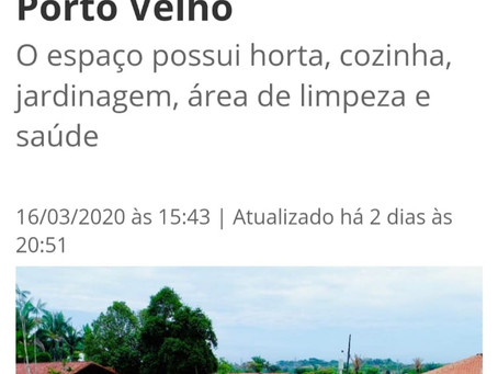 Reportagem no site Portal da Cidade