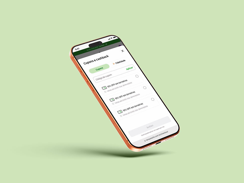 Leroy Merlin - New Coupon Checkout Experience