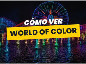 cómo ver World of Color
