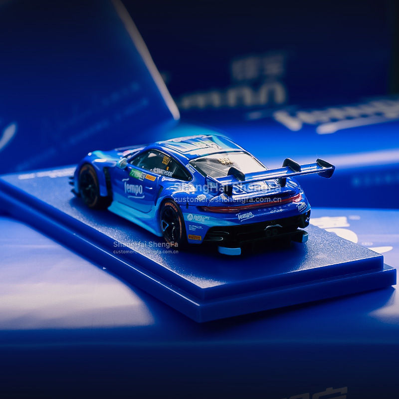 Thumbnail: Almost Real 1:64 Porsche 911 GT3 R Die-cast Metal Alloy, Detailed Scale Model Ca