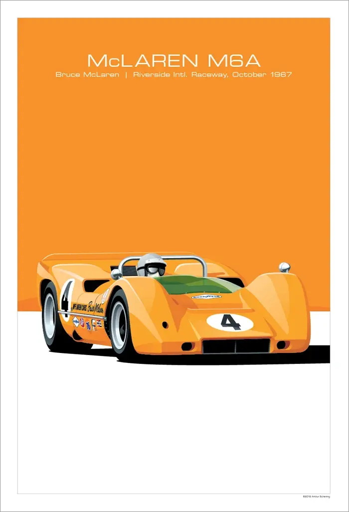 Thumbnail: Retro Racing GTR Car Vintage Sports Car, Wall Art, HD Canvas Print Poster, Home,