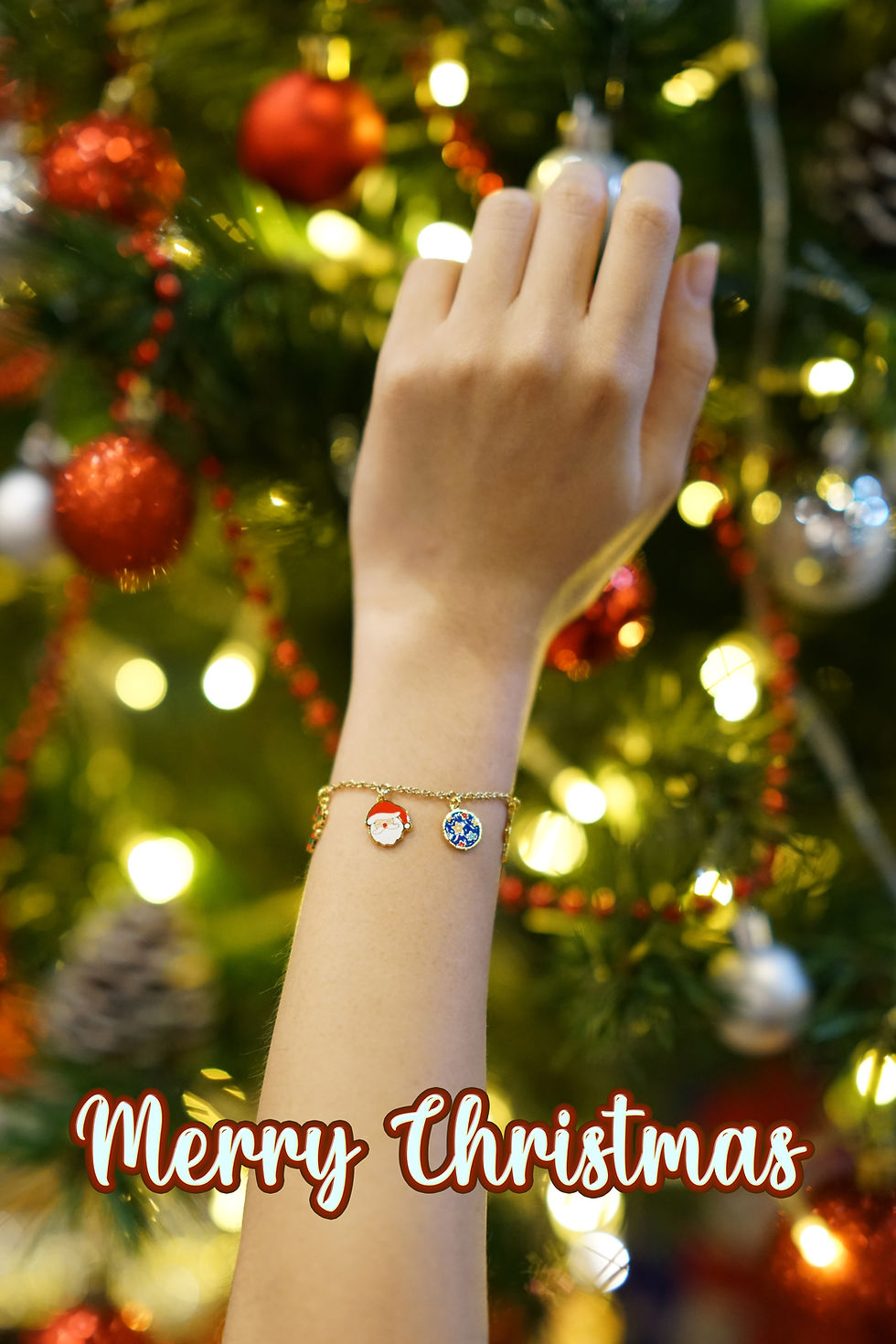 Thumbnail: Bracelet 5 pendants - Christmas Set