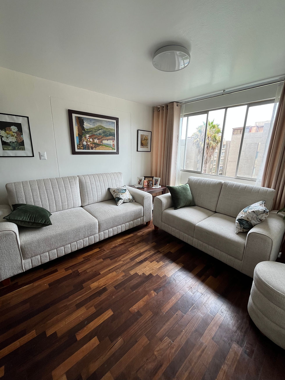 Sala con Vista Externa