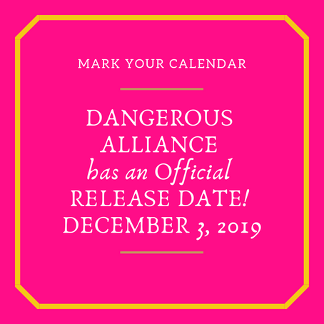 DANGEROUS ALLIANCE Has An Official Release Day! Plus GIVEAWAY!!
