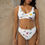 Miniatura: BIKINI RECICLADO de CINTURA ALTA, ABSTRACCIÓN, por BBartBB
