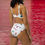 Miniatura: BIKINI RECICLADO de CINTURA ALTA, ABSTRACCIÓN, por BBartBB
