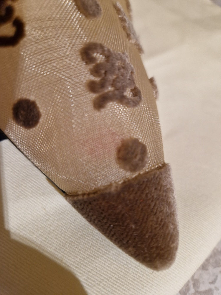 Thumbnail: Fendi slingback kitten heels 'Colibri' 37.5