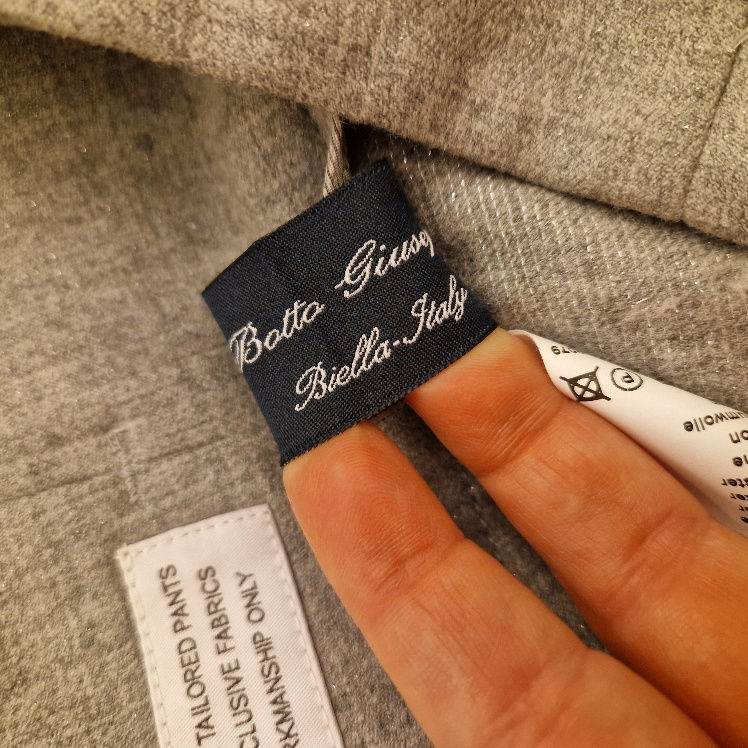 Thumbnail: Peserico tailored fit grijs