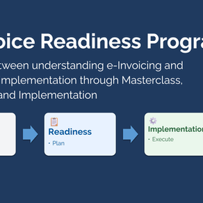e-Invoice Readiness Program – the link between understanding e-Invoicing and successful implementation through Masterclass, Readiness and Implementation.