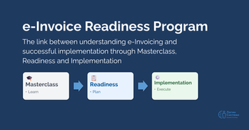 e-Invoice Readiness Program – the link between understanding e-Invoicing and successful implementation through Masterclass, Readiness and Implementation.