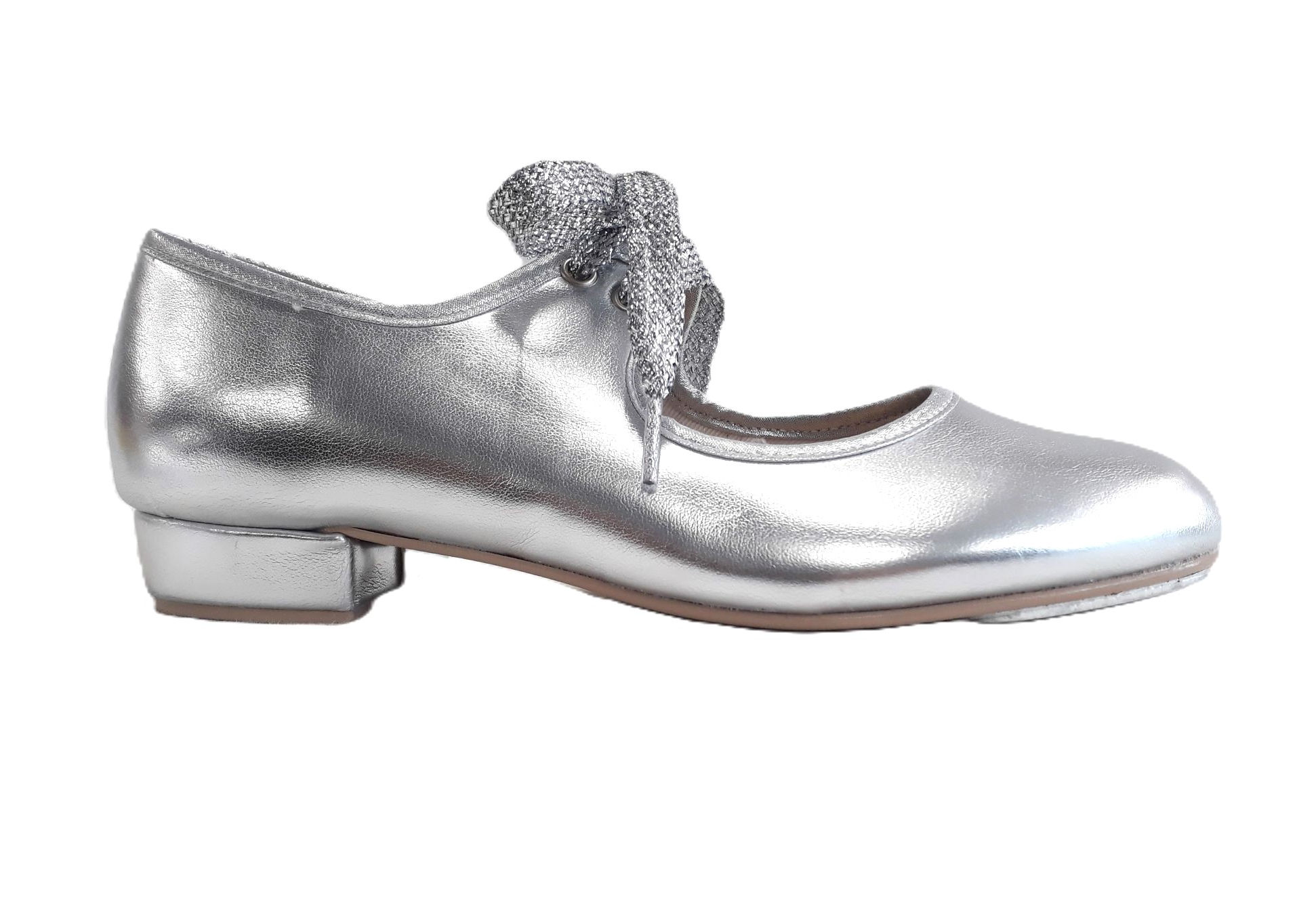 Katz Silver Tie-Tap shoes