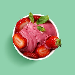 Himbeersorbet