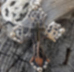 Stacked Feather Cross