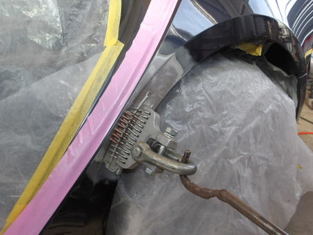テスラ鈑金塗装修理事例/小山市高野自動車工業
