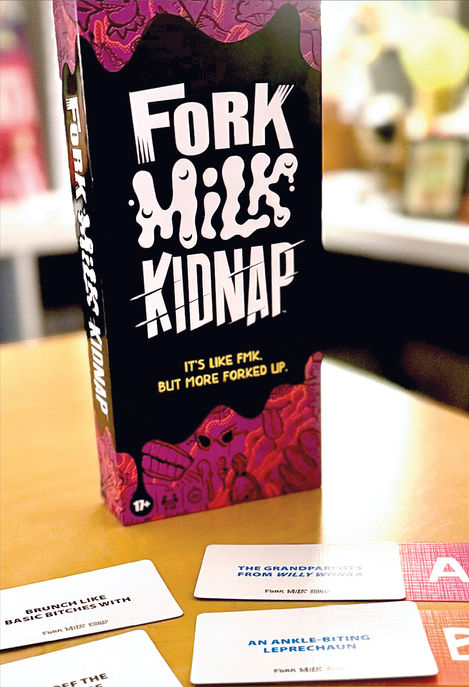 Hasbro Games: Fork Milk Kidnap Game and Package
