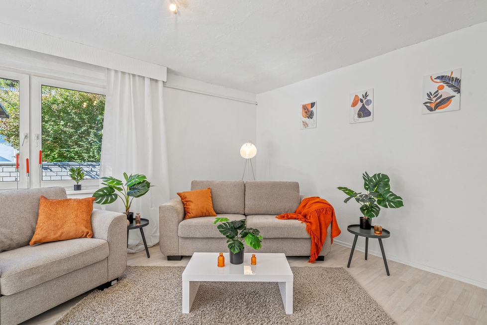 Homestaging Wohnzimmer Couch