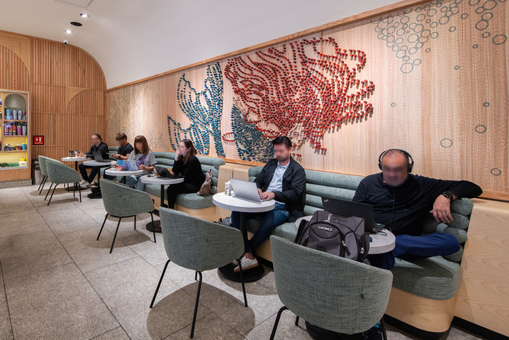 Mural de estilo Sirena