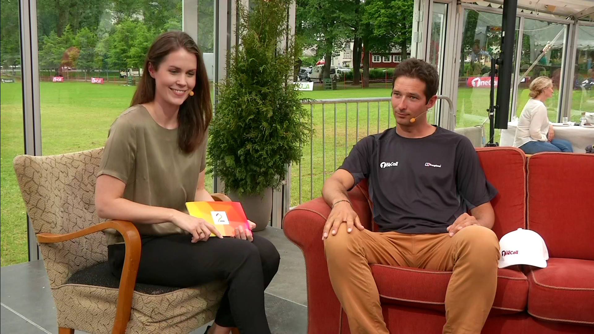 Interview on the National TV 2 Sporten chanel