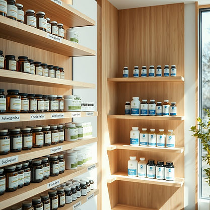 Supplements Shelf