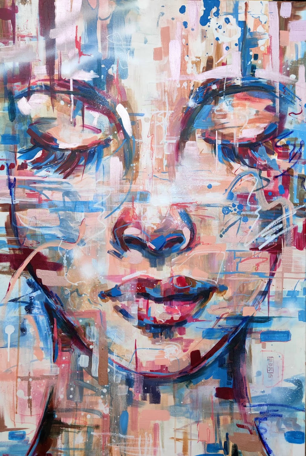 Portrait of Tara (red)