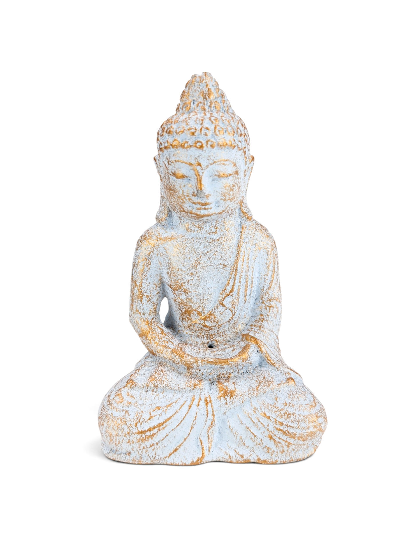 Stone Buddha incense holder with natural variation