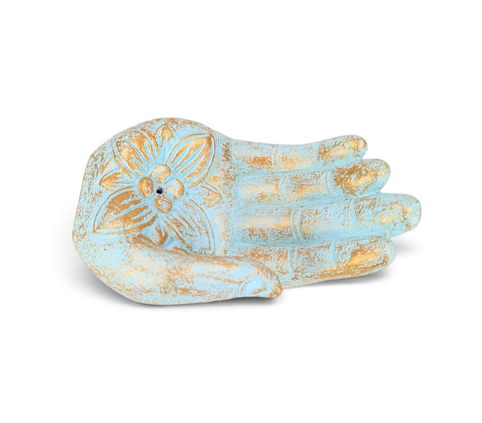 Thumbnail: Lotus hand holder intended for compatible incense