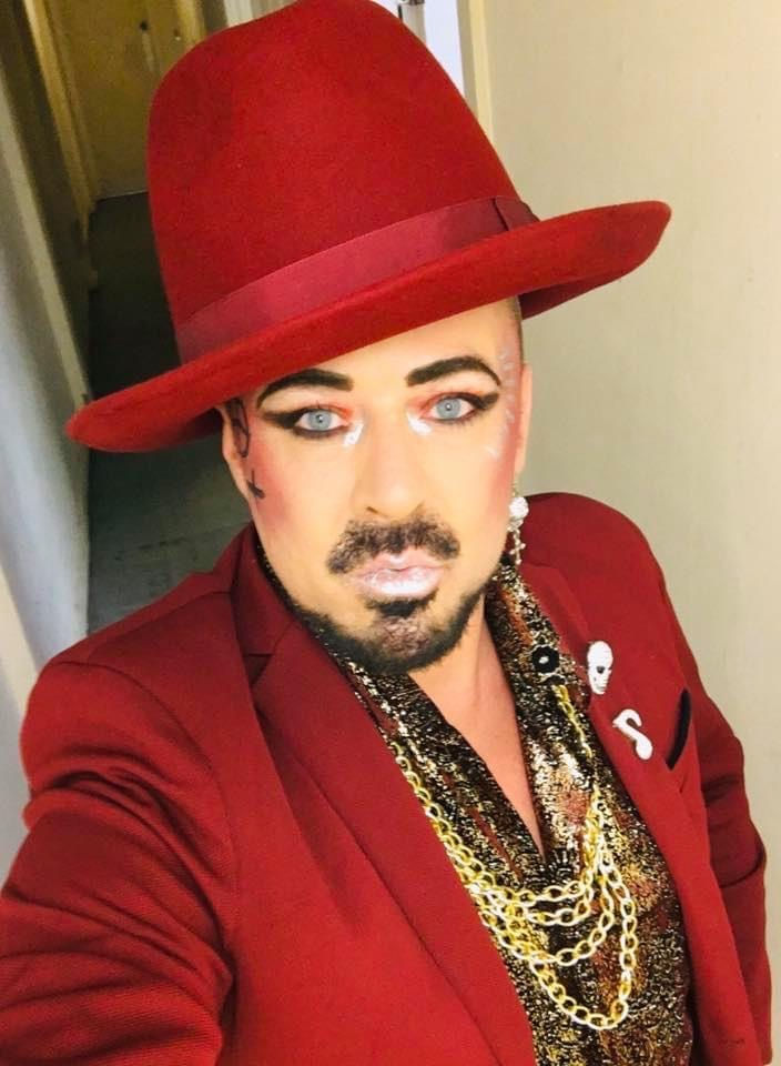 80 s Tribute Party night With Boy George Tribute. BOY GORGEOUS, with DJ Barry and guest Lorraine Brown