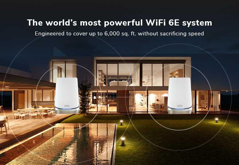Thumbnail: Orbi 960 Series Quad-Band WiFi 6E Mesh System, 10.8Gbps, 10 Gig Port