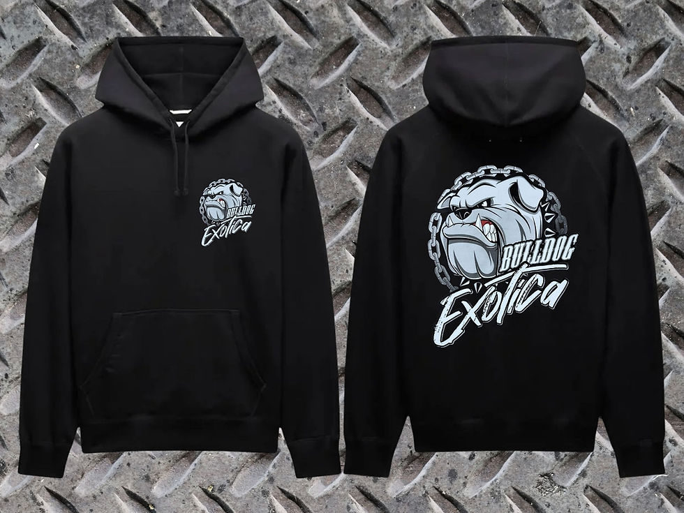 HOODIE UNISEX BULLDOG EXOTICA