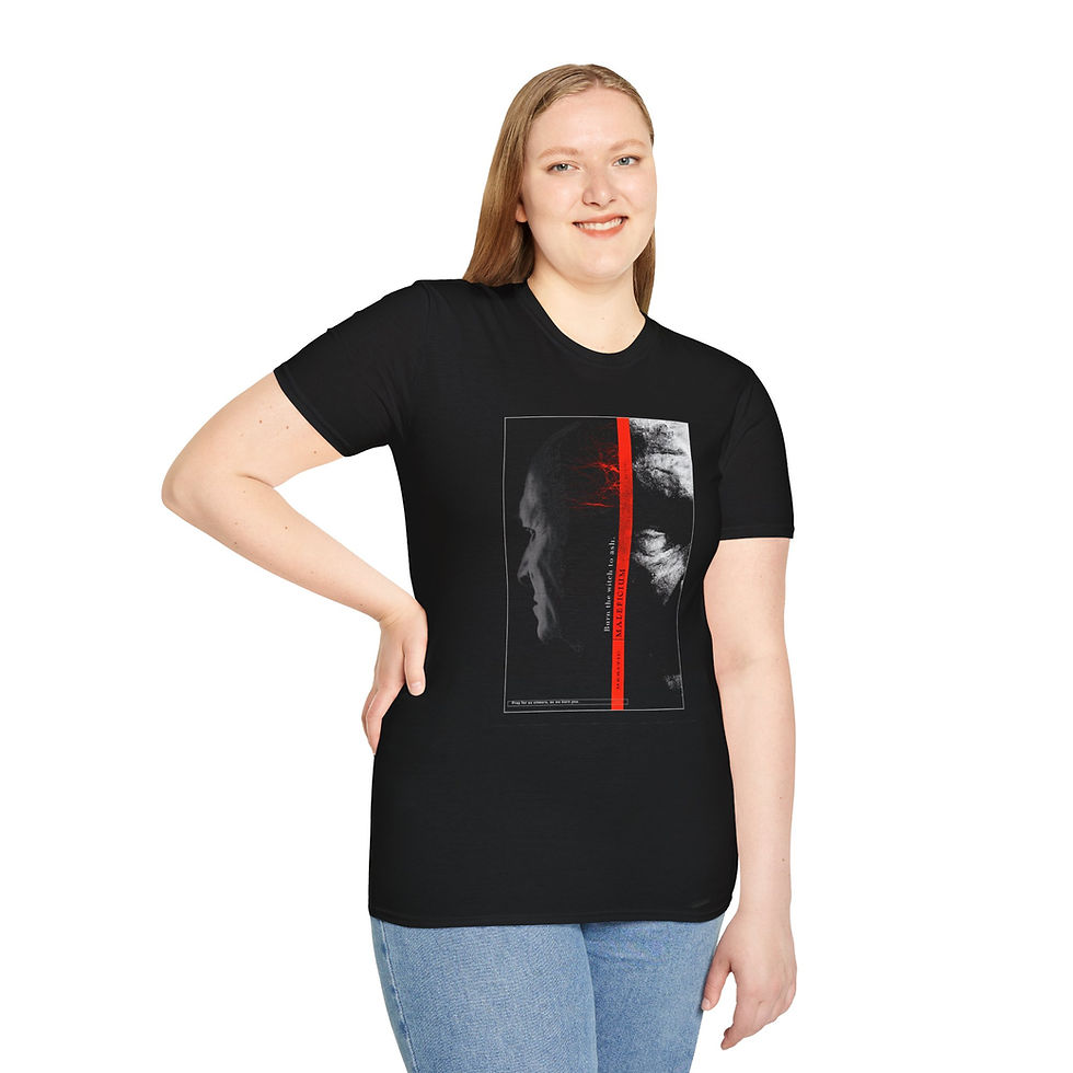 Thumbnail: The Darkness abides:  Occult T-shirt 