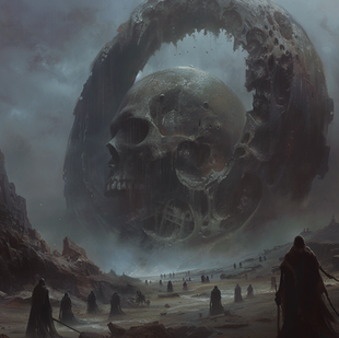 Aether. giant skull 