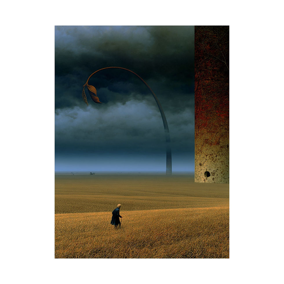 Thumbnail: Surreal Dark Landscape Matte Poster