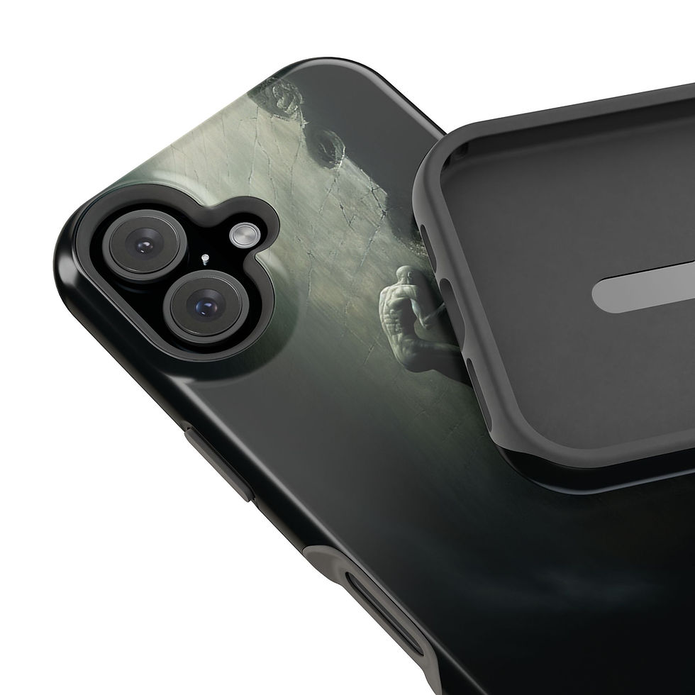 Thumbnail: Magnetic Impact-Resistant Phone Case — Surreal Diver Art