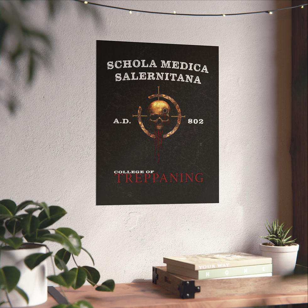 Thumbnail: Vintage Medical Trepanning Poster - Unique Wall Art for History Buffs