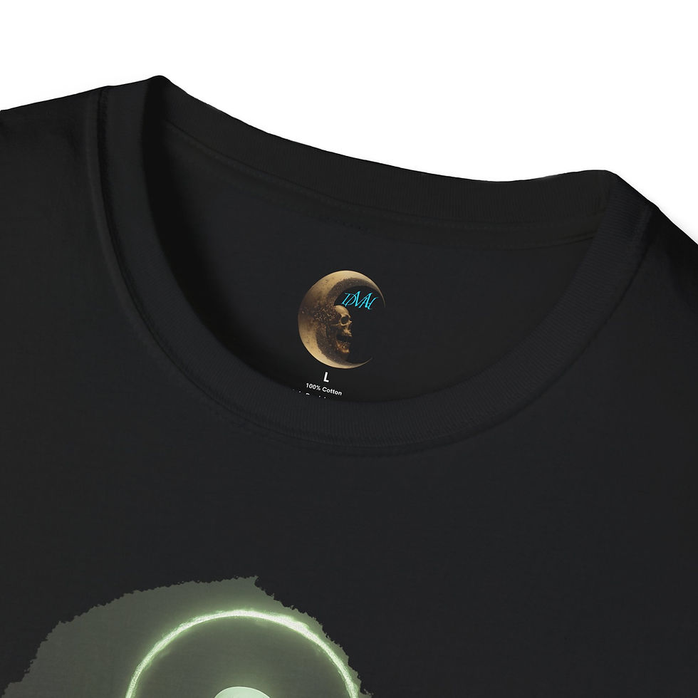 Thumbnail: Dark priest in the shadow realm,  Maleficium brand Unisex Softstyle T-Shirt