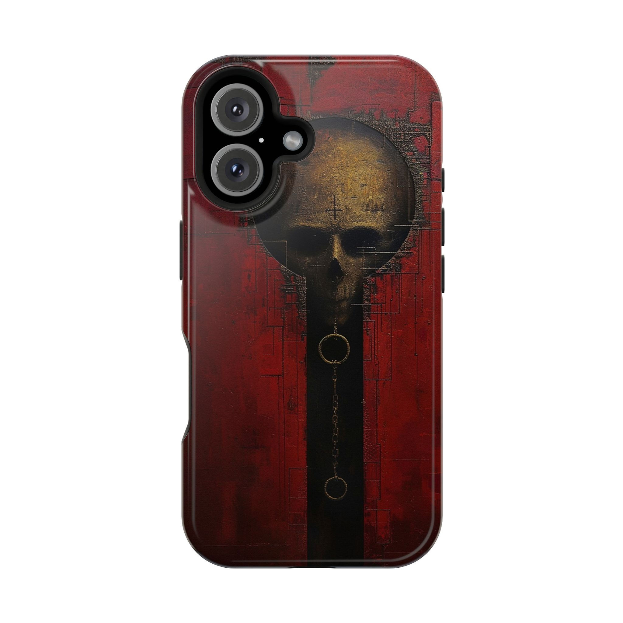 Skull Key Magnetic Impact-Resistant Phone Case