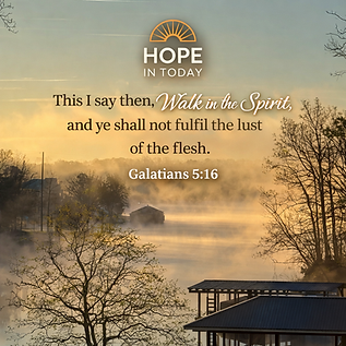 Galatians 5:16 scripture about walking in the Spirit and living a life led by God instead of the flesh