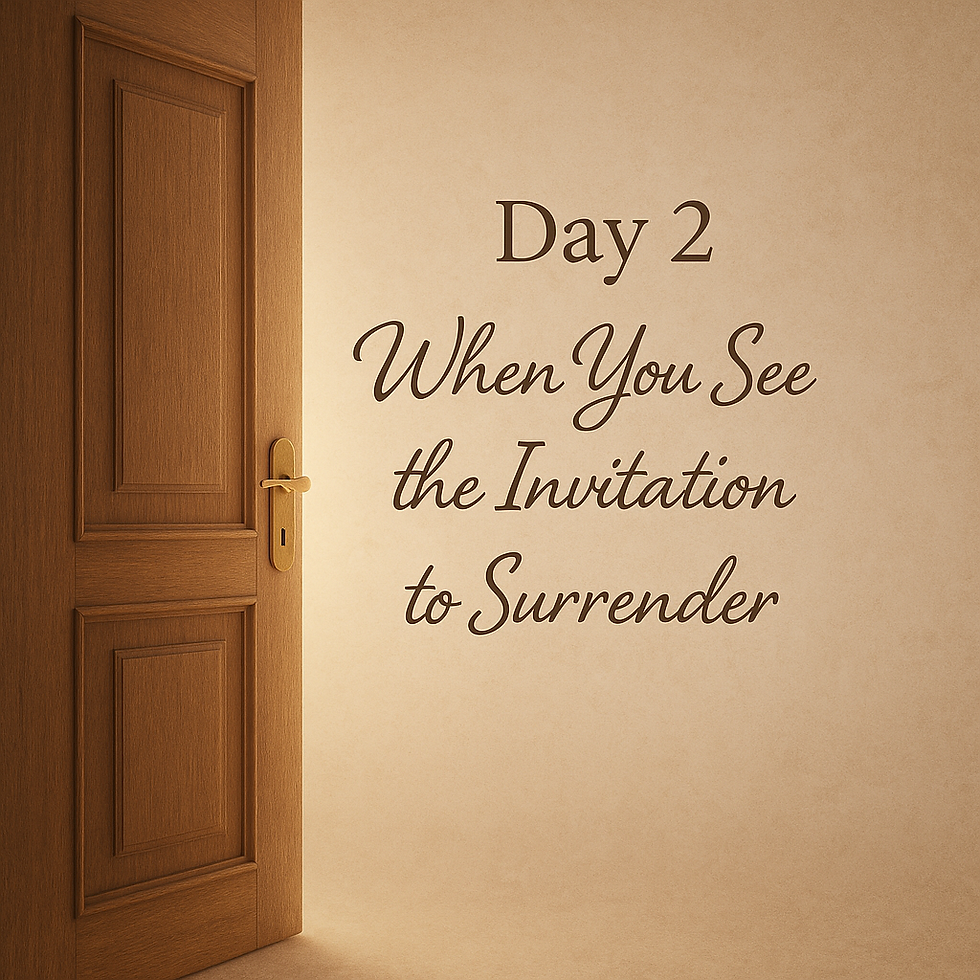 Jesus invites us to lay down what we cannot carry so we can rise in what only He can give.