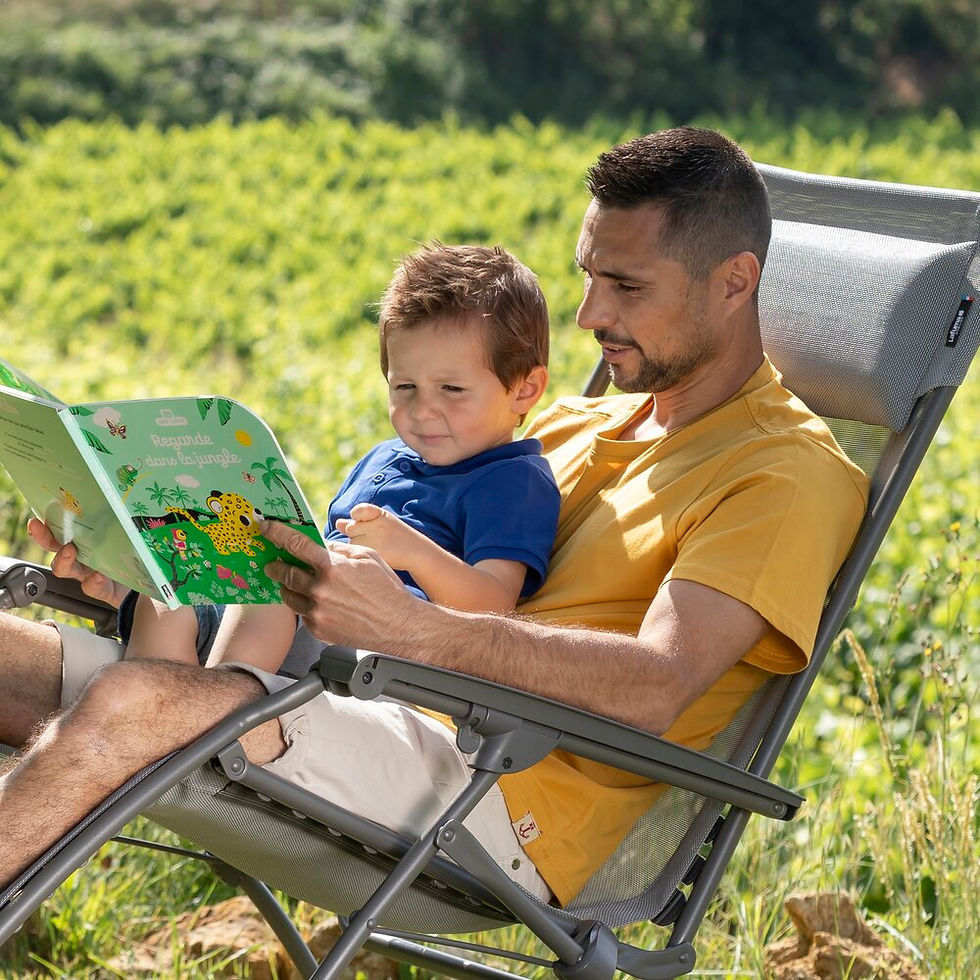 Miniaturbild: Lafuma  IN & OUT  Relax  EVOLUTION - black - OLEFIN cendre