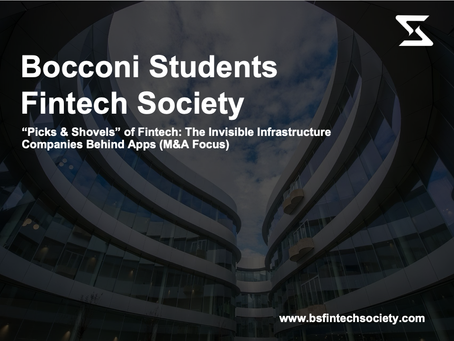 “Picks & Shovels” of Fintech: The Invisible Infrastructure Companies Behind Apps (M&A Focus)