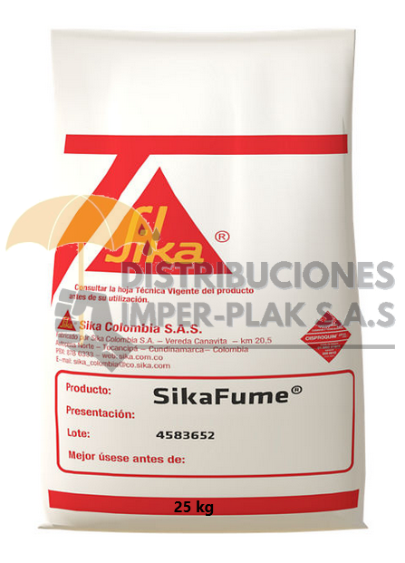 SIKAFUME X 25 KG. MICRO SÍLICE